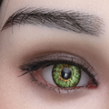 leuchtend grün Augen