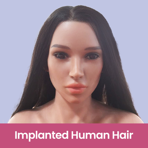 Implantiertes menschliches Haar