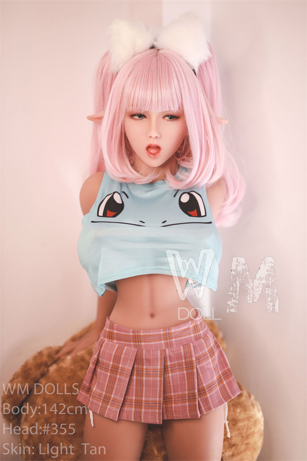 TPE-Puppe 142cm Sexy süßes Anime-Mädchen Realistische Anime-Sexpuppe