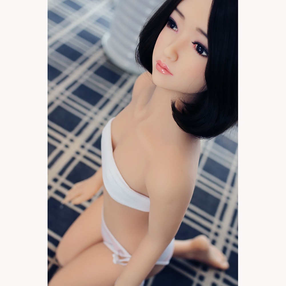 Sexpuppe mit flacher Brust 125cm süße japanische Miniatur-Sexpuppe